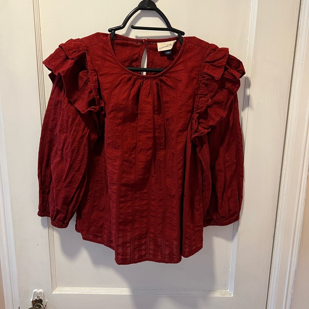 Maroon Blouse - image 1